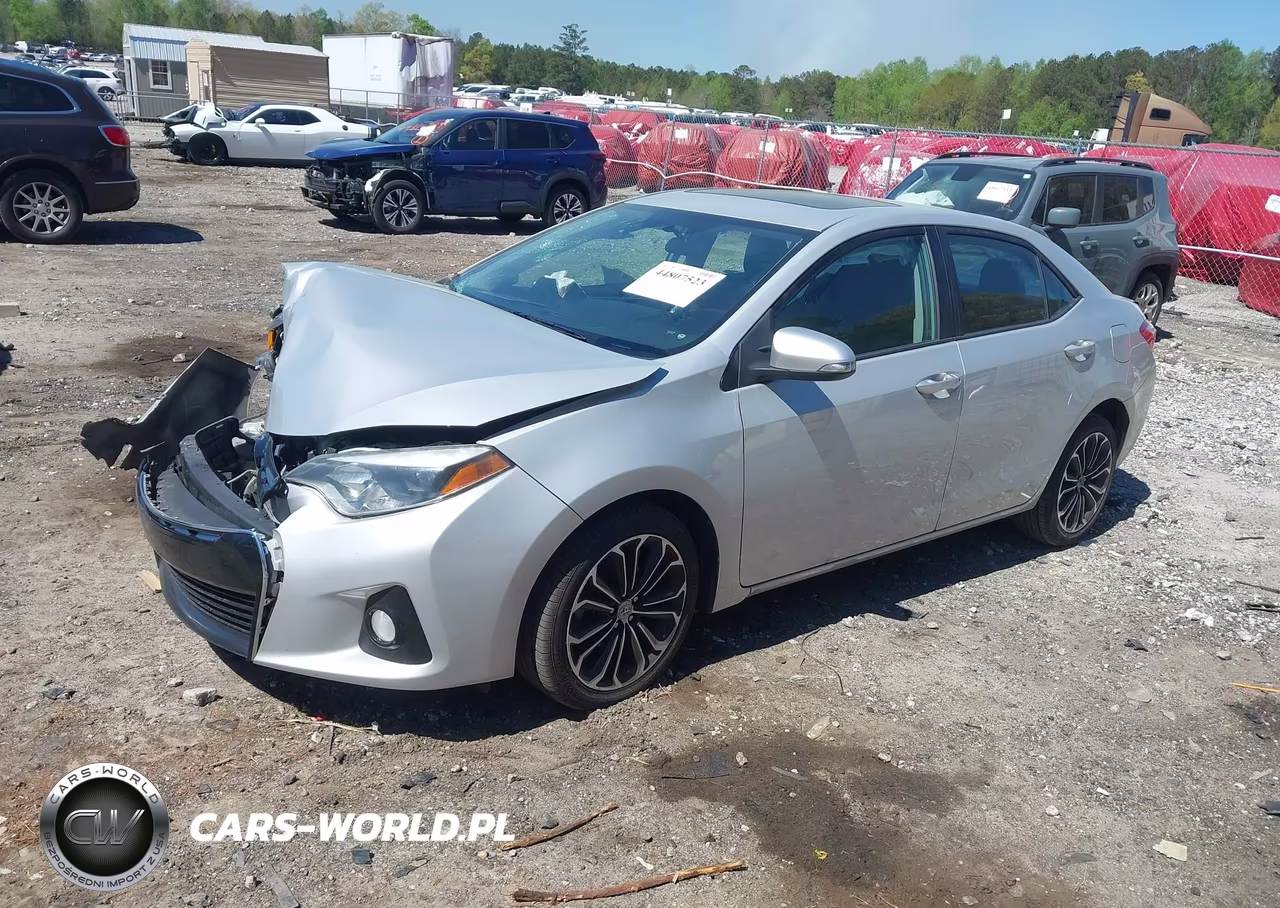 2016 Toyota Corolla S Plus VIN:2T1BURHE7GC603321 - 2