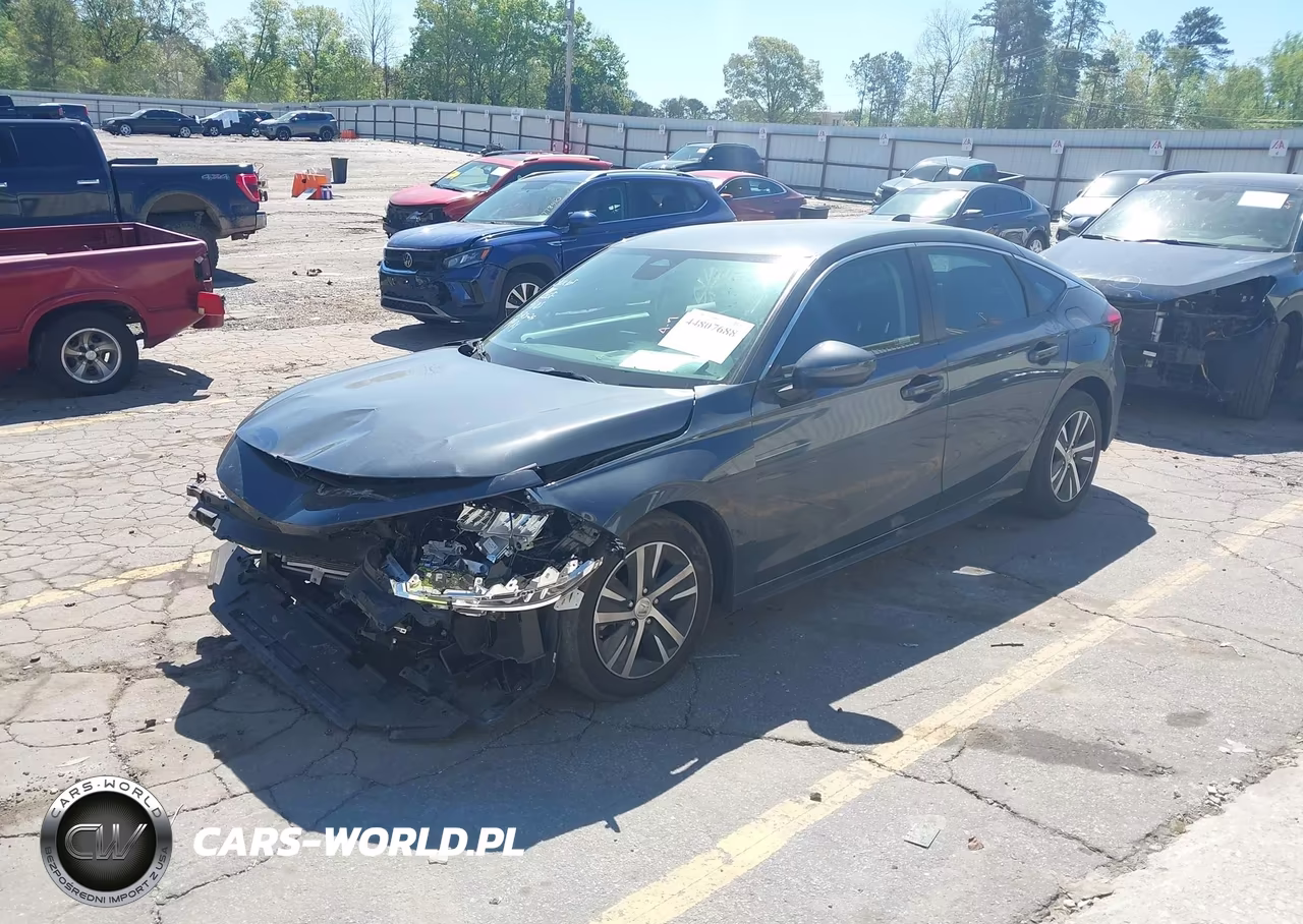 2024 Honda Civic Lx VIN:19XFL2H5XRE023562 - 2