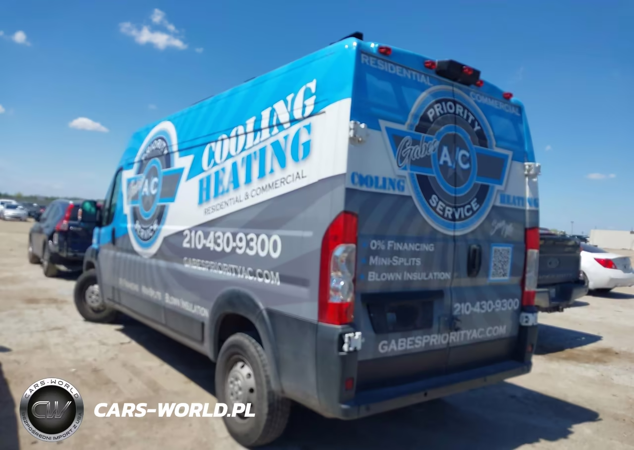 2019 Ram Promaster 2500 High Roof 159 Wb VIN:3C6TRVDG4KE518024 - 3
