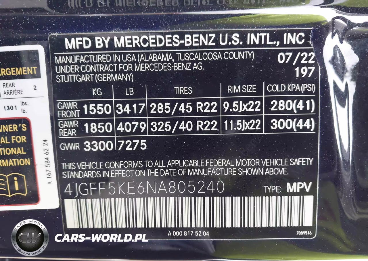 2022 Mercedes-Benz Gls 450 4Matic VIN:4JGFF5KE6NA805240 - 9