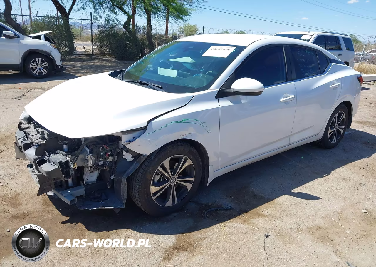 2022 Nissan Sentra Sv Xtronic Cvt VIN:3N1AB8CV3NY252104 - 2