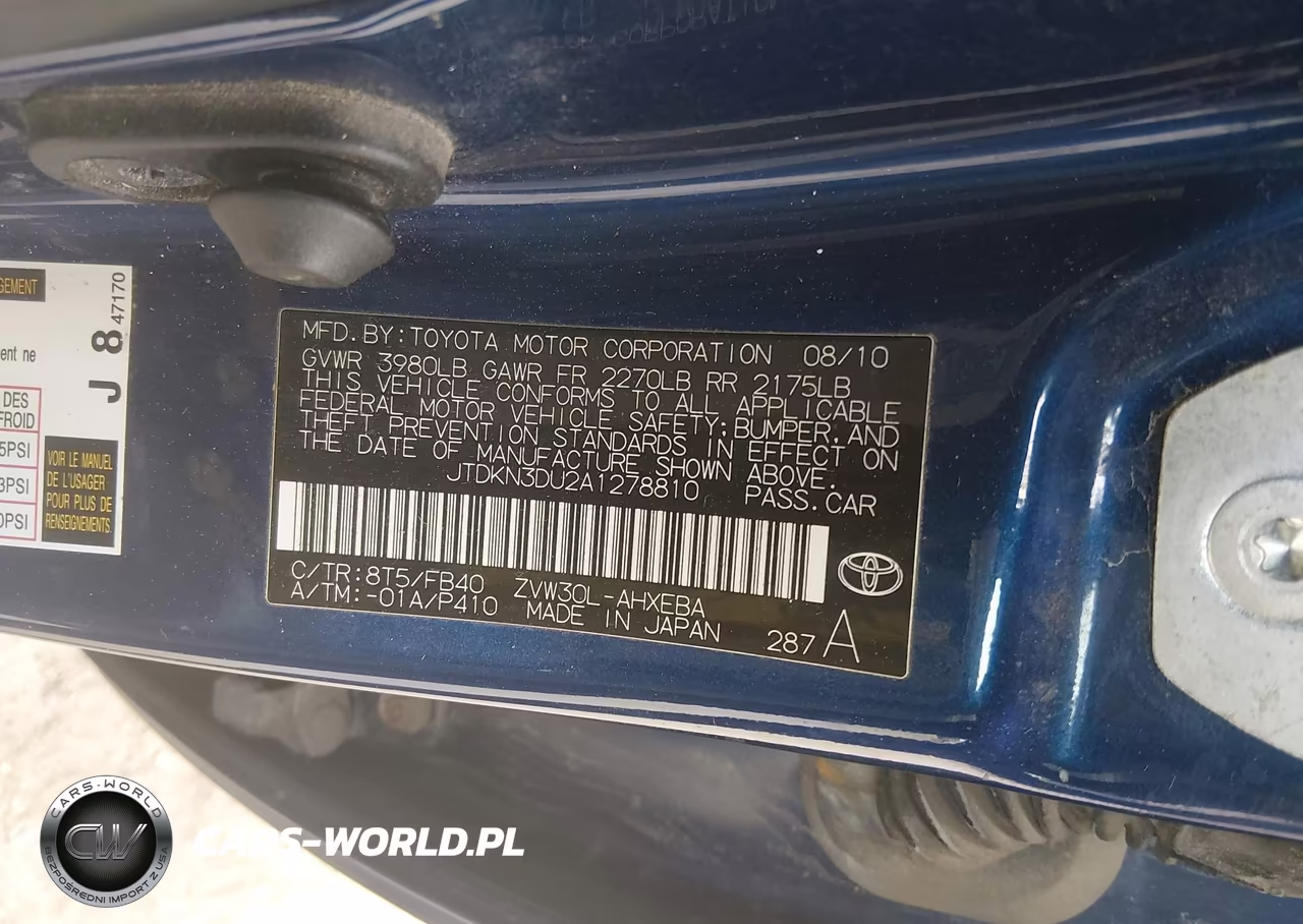 2010 Toyota Prius Ii VIN:JTDKN3DU2A1278810 - 9
