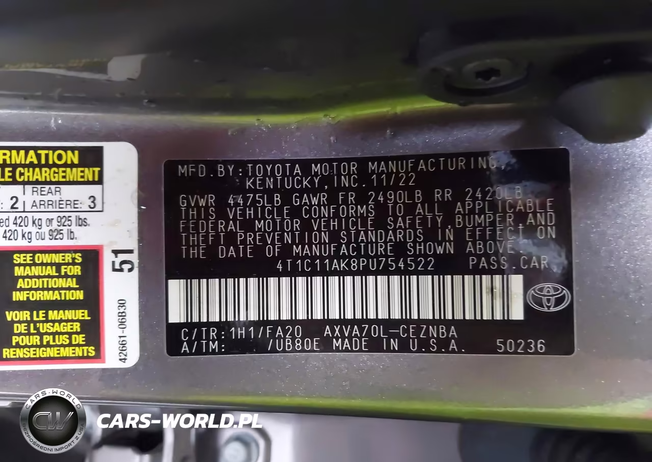 2023 Toyota Camry Le VIN:4T1C11AK8PU754522 - 9