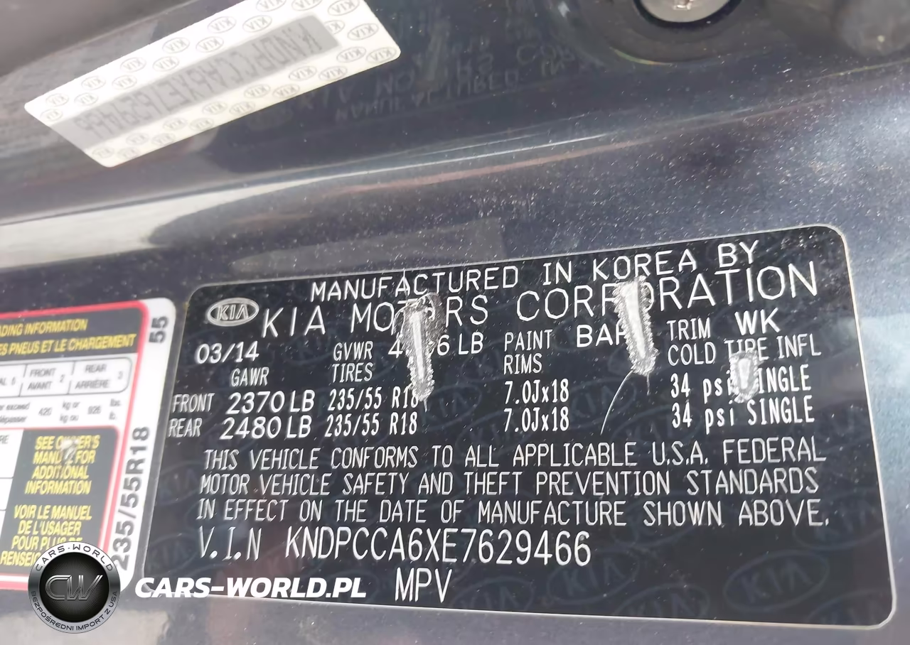 2014 Kia Sportage Sx VIN:KNDPCCA6XE7629466 - 9