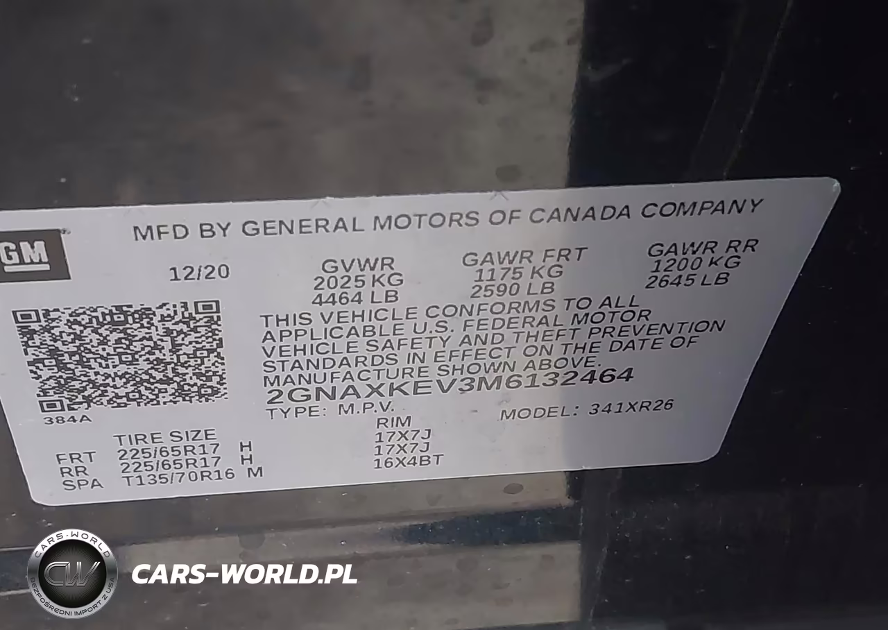 2021 Chevrolet Equinox Fwd Lt VIN:2GNAXKEV3M6132464 - 9