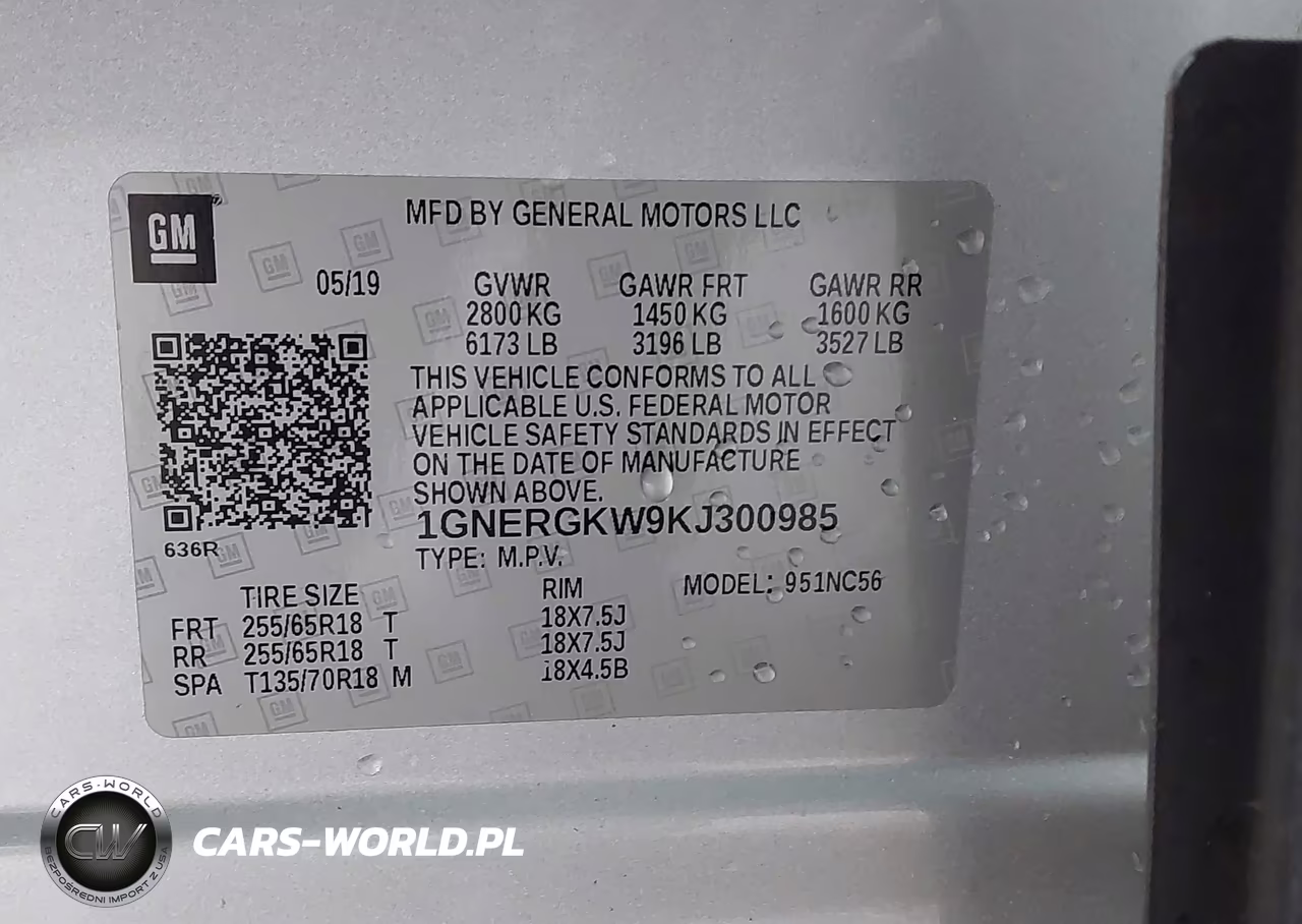2019 Chevrolet Traverse 1Lt VIN:1GNERGKW9KJ300985 - 9