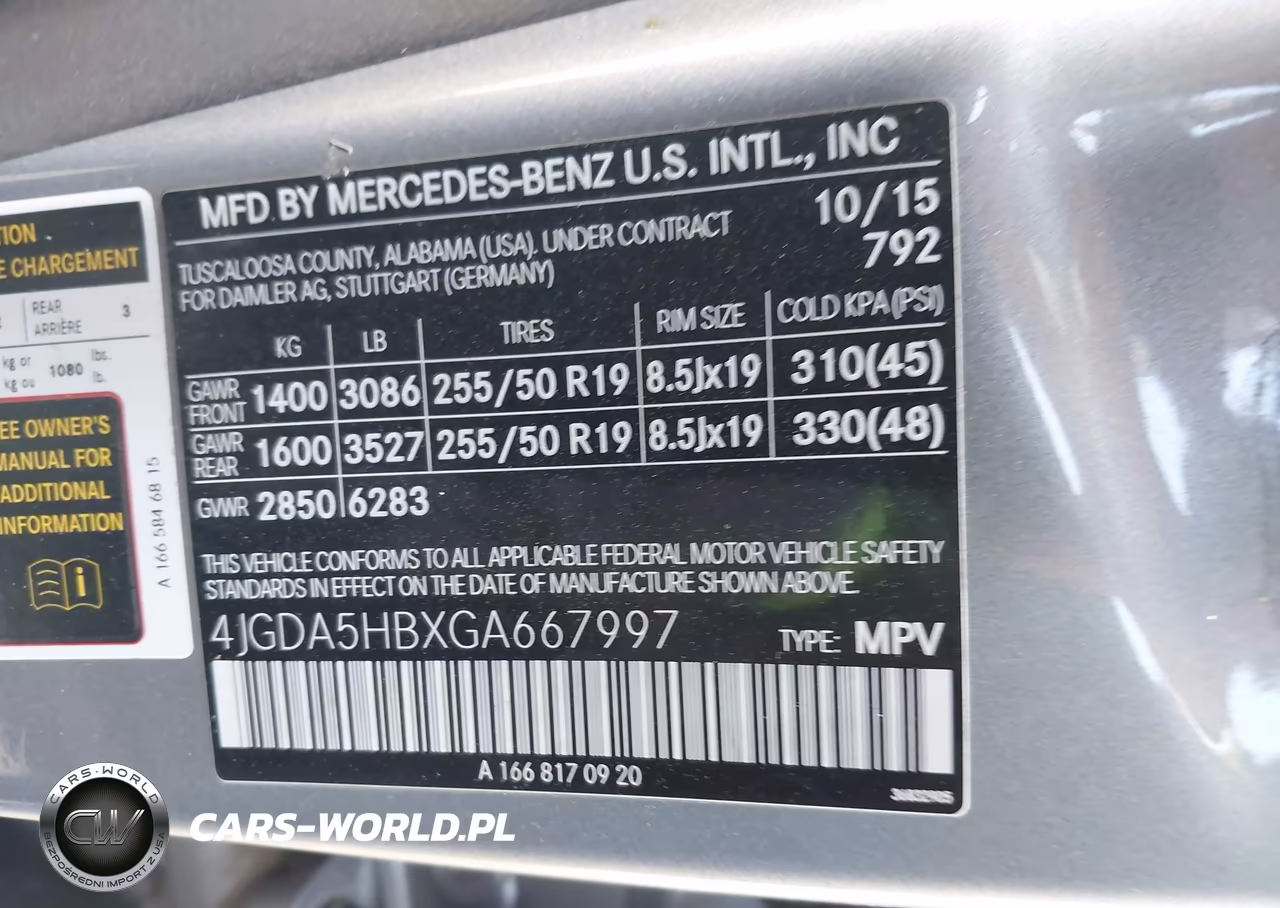 2016 Mercedes-Benz Gle 350 4Matic VIN:4JGDA5HBXGA667997 - 9