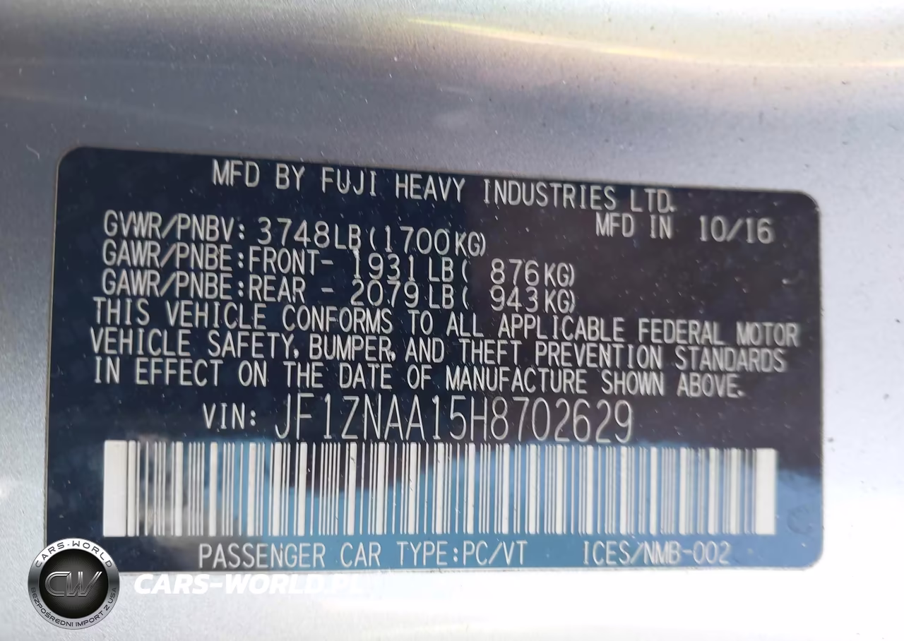 2017 Toyota 86 VIN:JF1ZNAA15H8702629 - 9