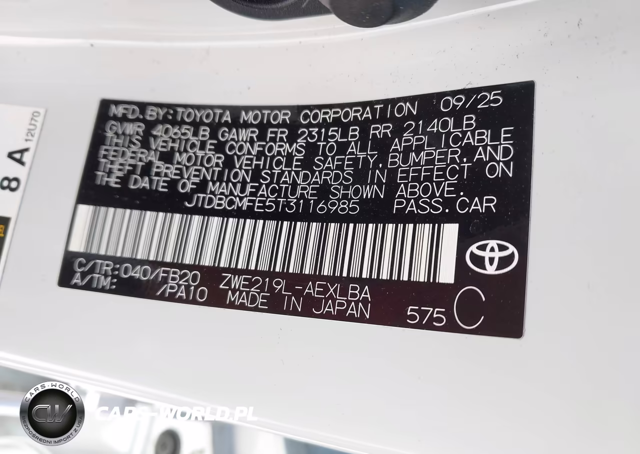 2026 Toyota Corolla Hybrid Hybrid Le VIN:JTDBCMFE5T3116985 - 9