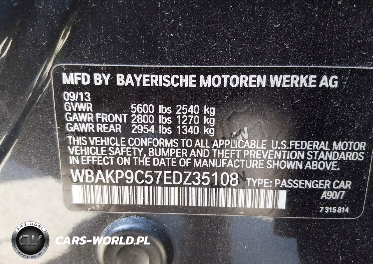 2014 BMW 550I xDrive VIN:WBAKP9C57EDZ35108 - 9