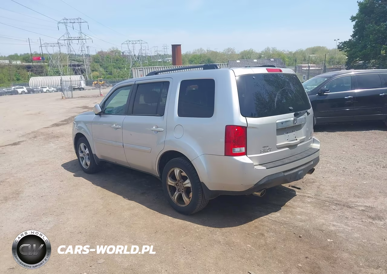 2013 Honda Pilot Ex-L VIN:5FNYF4H51DB085804 - 3