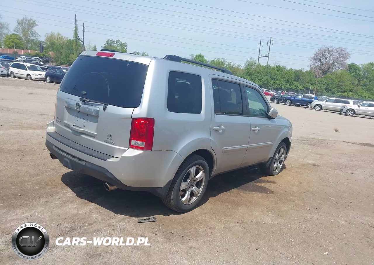 2013 Honda Pilot Ex-L VIN:5FNYF4H51DB085804 - 4