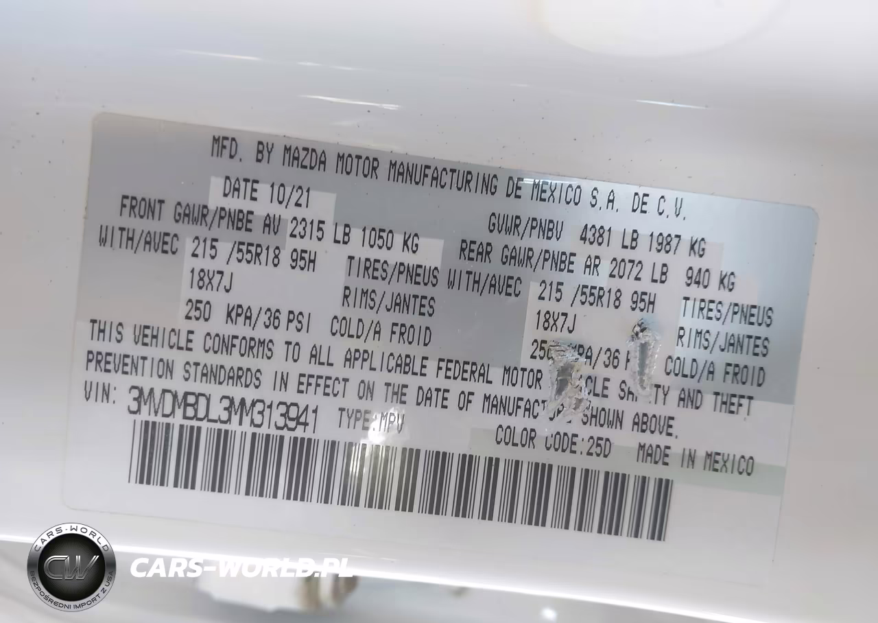 2021 Mazda Cx-30 Premium VIN:3MVDMBDL3MM313941 - 9