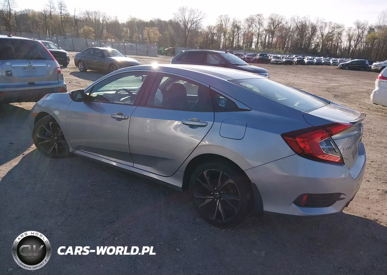 2019 Honda Civic Sport VIN:19XFC2F88KE200791 - 3