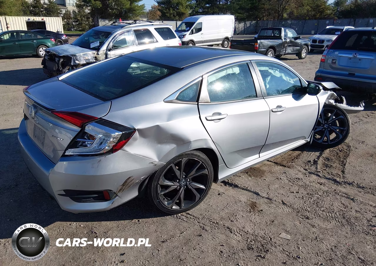 2019 Honda Civic Sport VIN:19XFC2F88KE200791 - 4