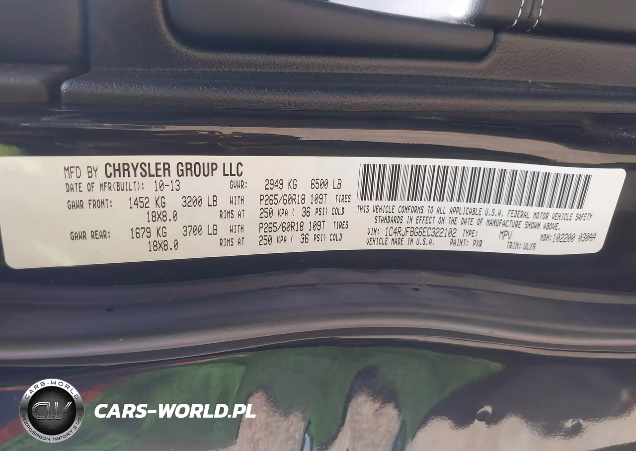 2014 Jeep Grand Cherokee Limited VIN:1C4RJFBG6EC322102 - 9