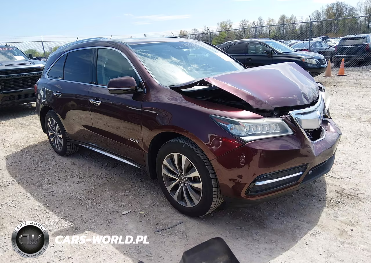 2016 Acura Mdx Technology Acurawatch Plus Packages-Technology Package