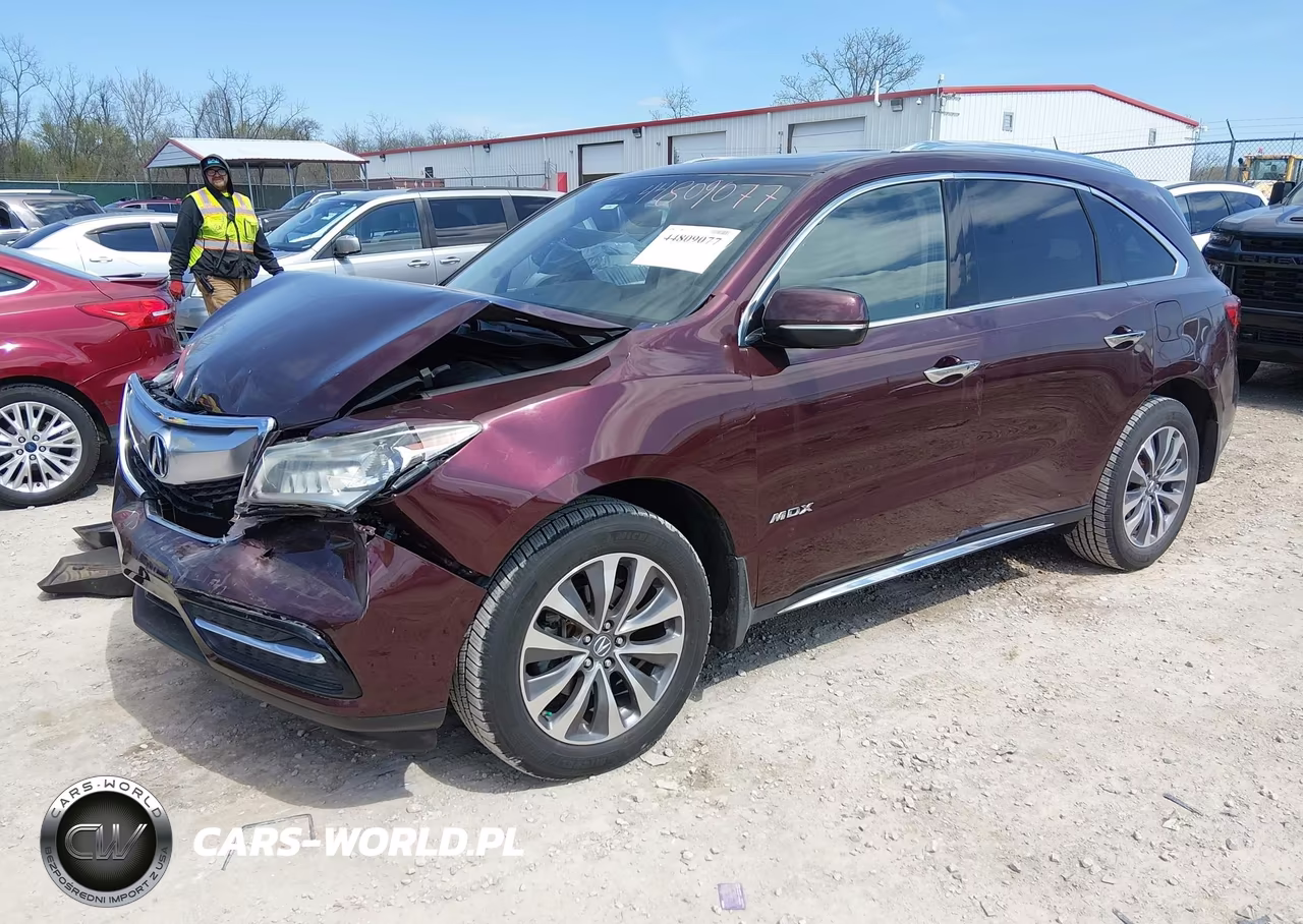 2016 Acura Mdx Technology Acurawatch Plus Packages-Technology Package VIN:5FRYD4H4XGB007859 - 2