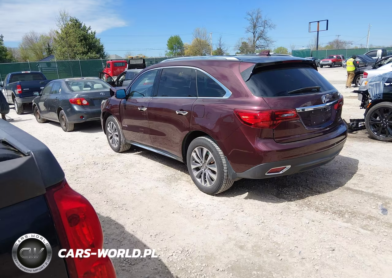 2016 Acura Mdx Technology Acurawatch Plus Packages-Technology Package VIN:5FRYD4H4XGB007859 - 3