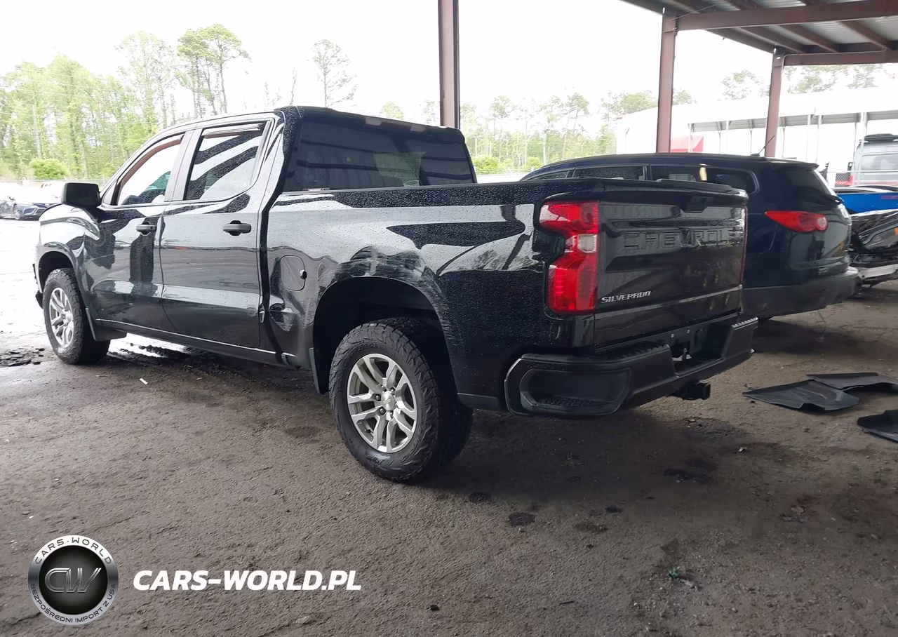 2021 Chevrolet Silverado 1500 4Wd Short Bed Wt VIN:3GCUYAEF8MG132860 - 3