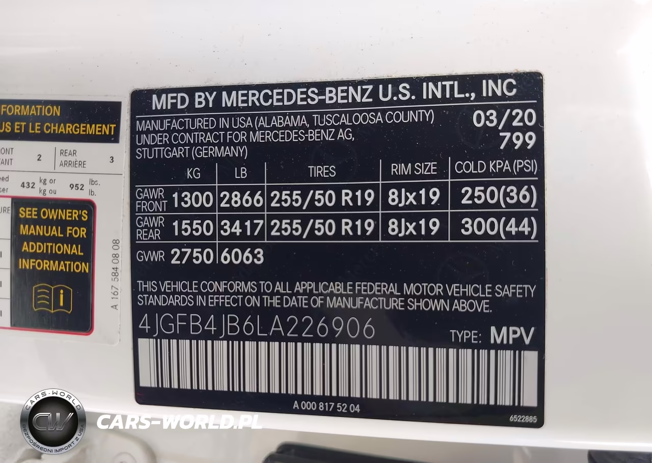 2020 Mercedes-Benz Gle 350 VIN:4JGFB4JB6LA226906 - 9