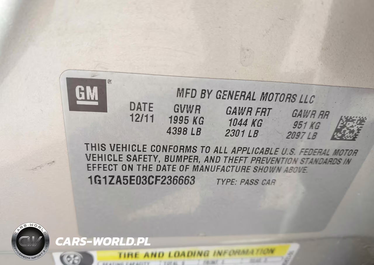 2012 Chevrolet Malibu Ls VIN:1G1ZA5E03CF236663 - 9