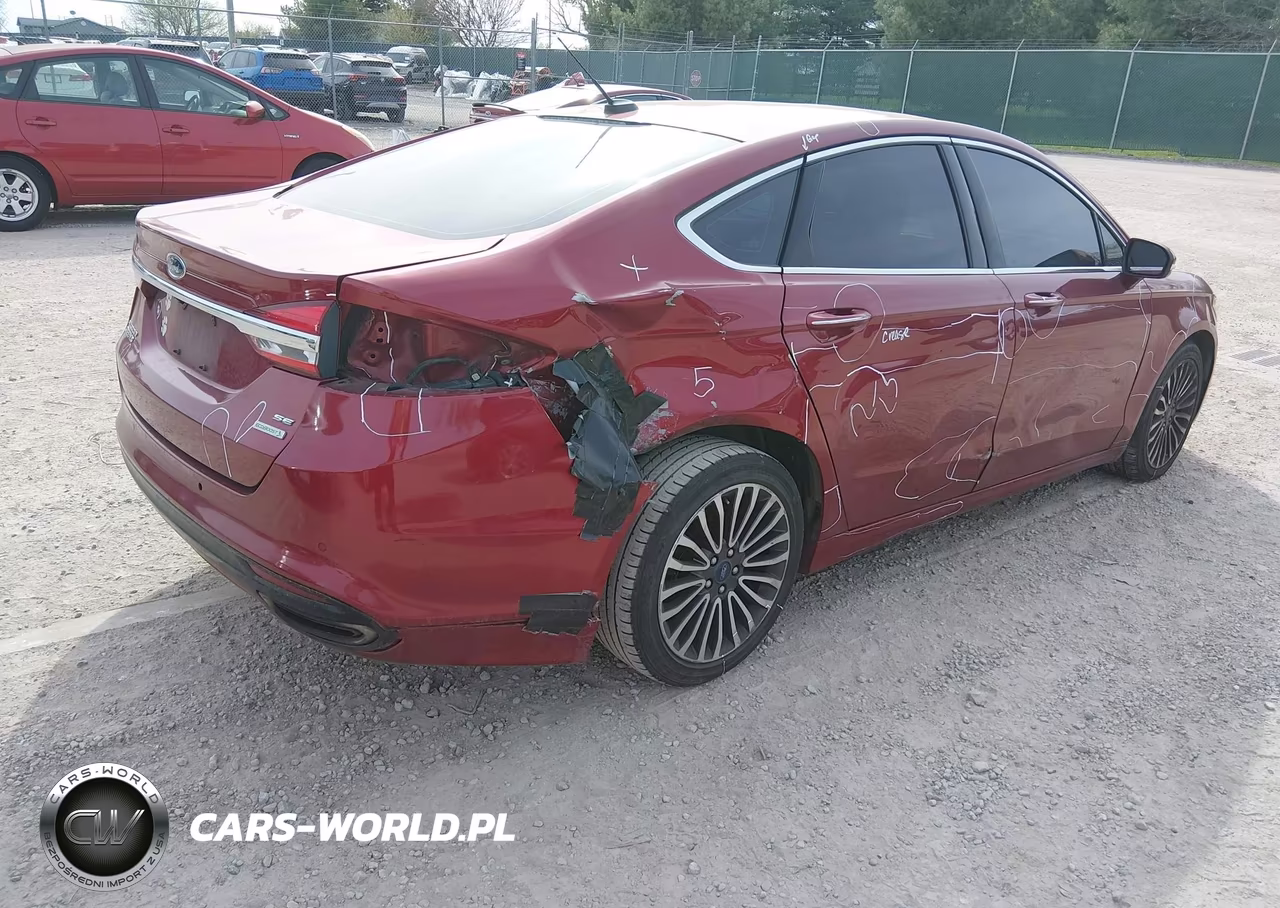 2018 Ford Fusion Se VIN:3FA6P0H94JR158017 - 4