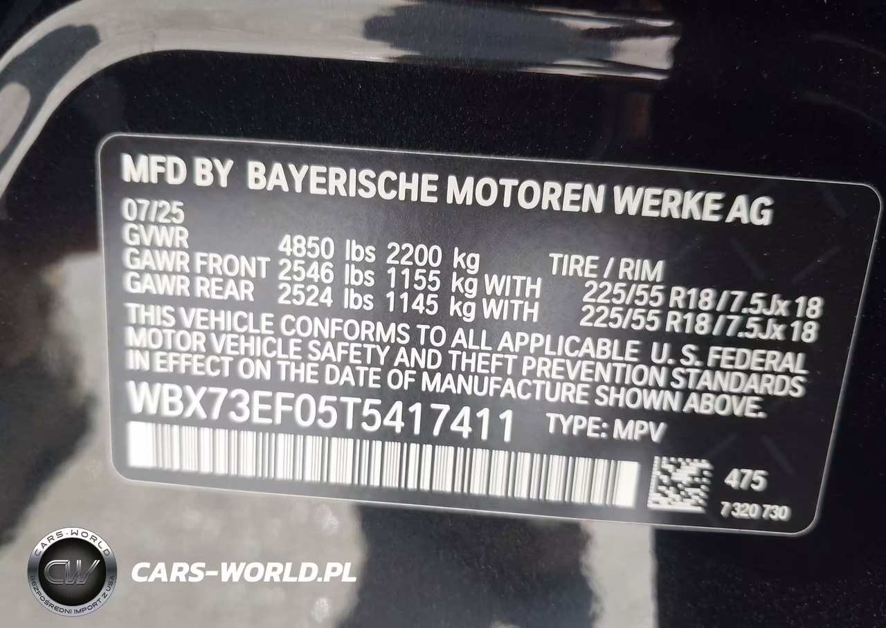 2026 BMW X1 xDrive28I VIN:WBX73EF05T5417411 - 9