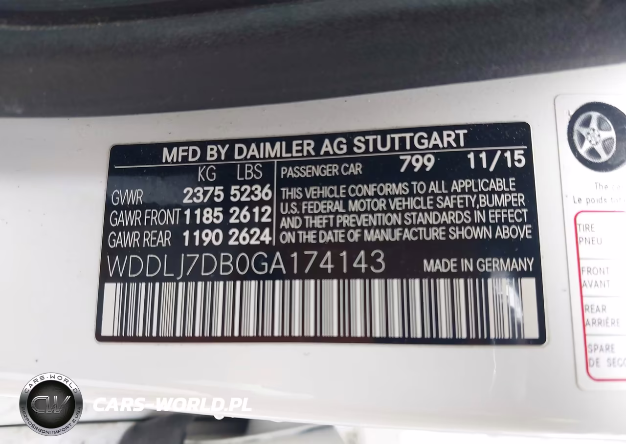2016 Mercedes-Benz Cls 550 VIN:WDDLJ7DB0GA174143 - 9
