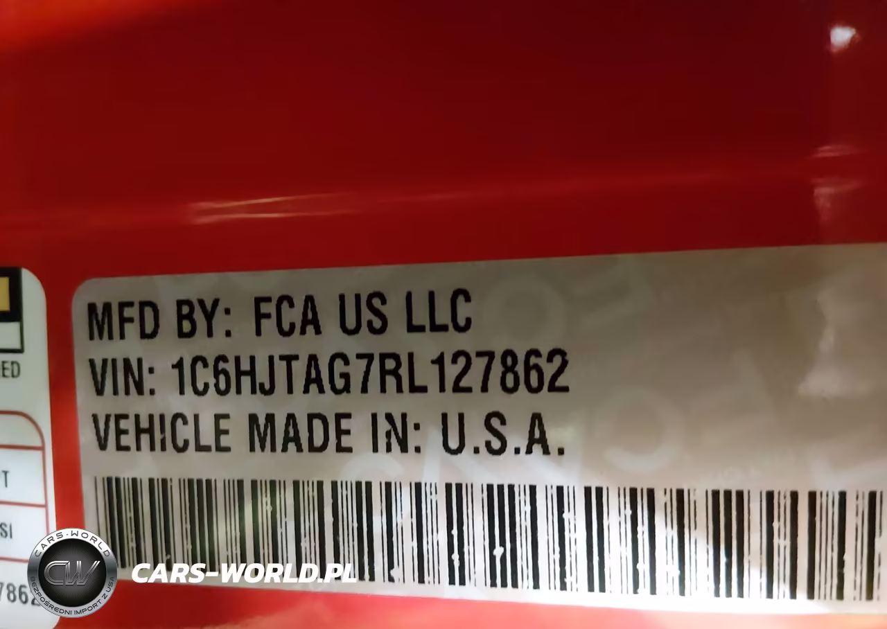 2024 Jeep Gladiator Sport S VIN:1C6HJTAG7RL127862 - 9