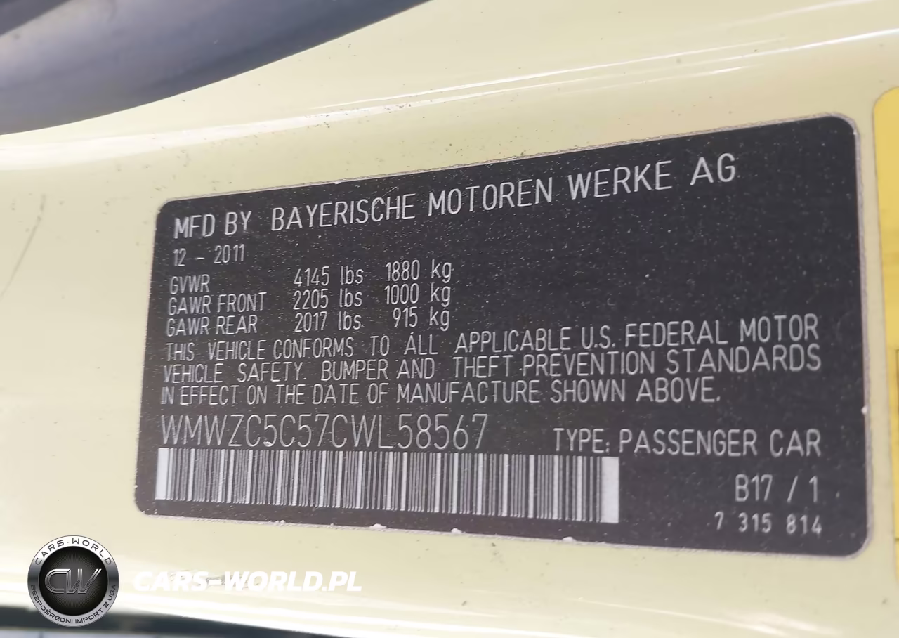 2012 Mini Cooper S Countryman VIN:WMWZC5C57CWL58567 - 9