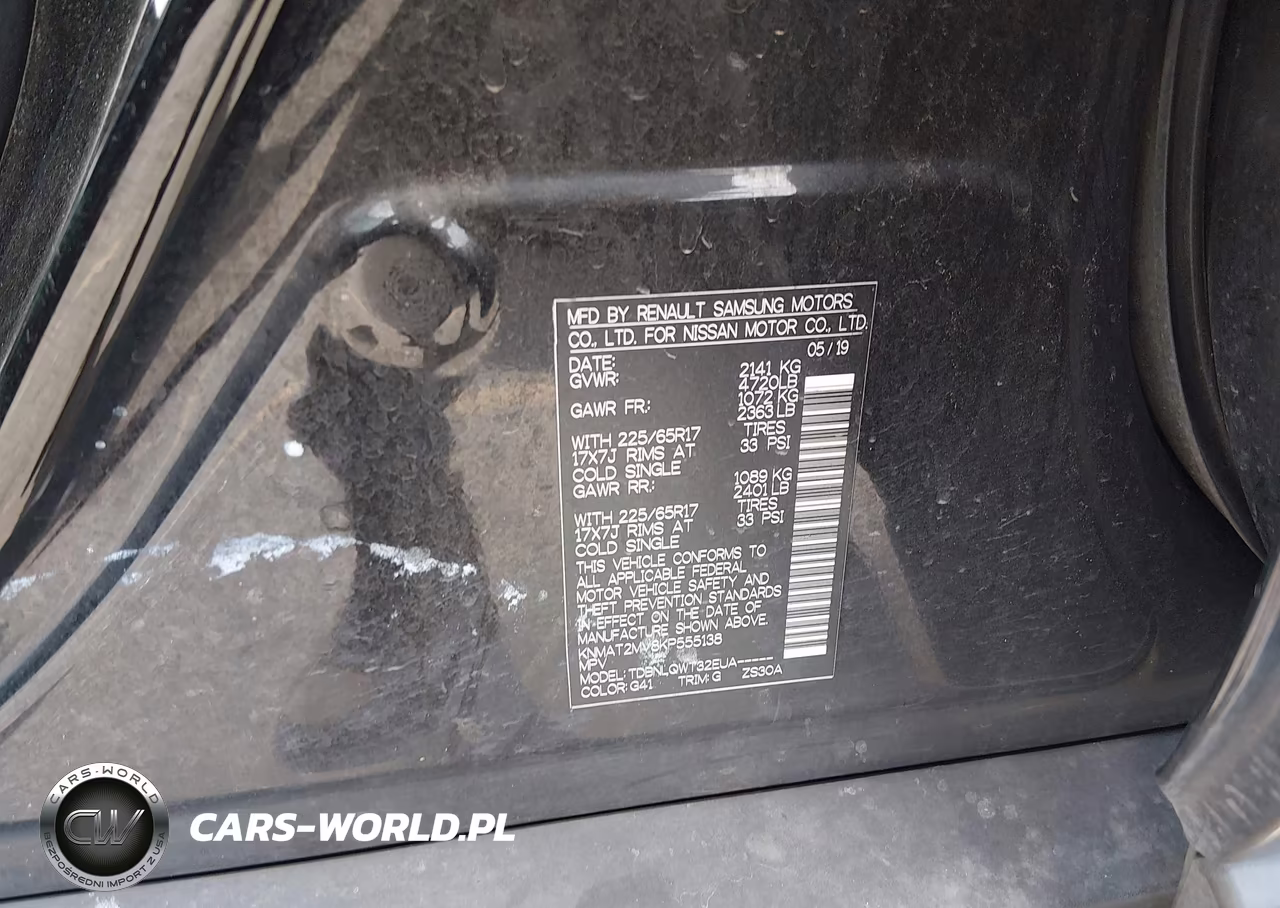 2019 Nissan Rogue Sv VIN:KNMAT2MV8KP555138 - 9