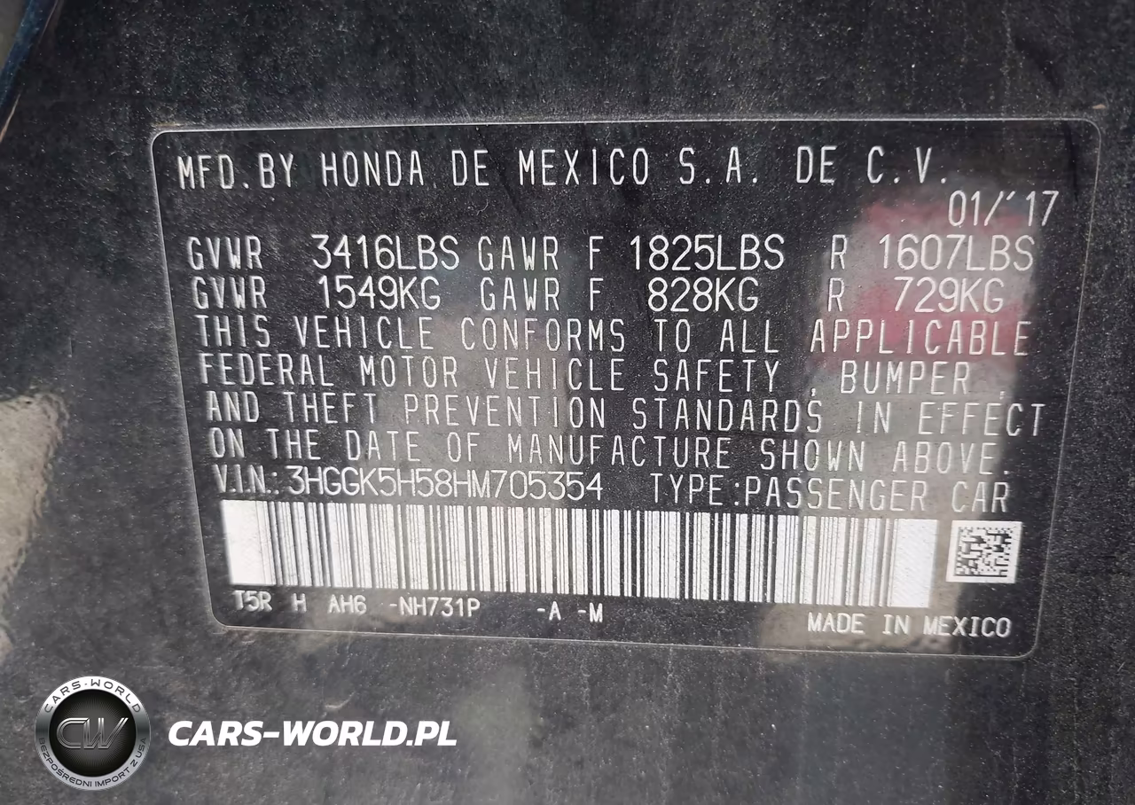 2017 Honda Fit Lx VIN:3HGGK5H58HM705354 - 9