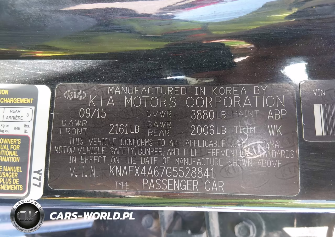 2016 Kia Forte Lx VIN:KNAFX4A67G5528841 - 9