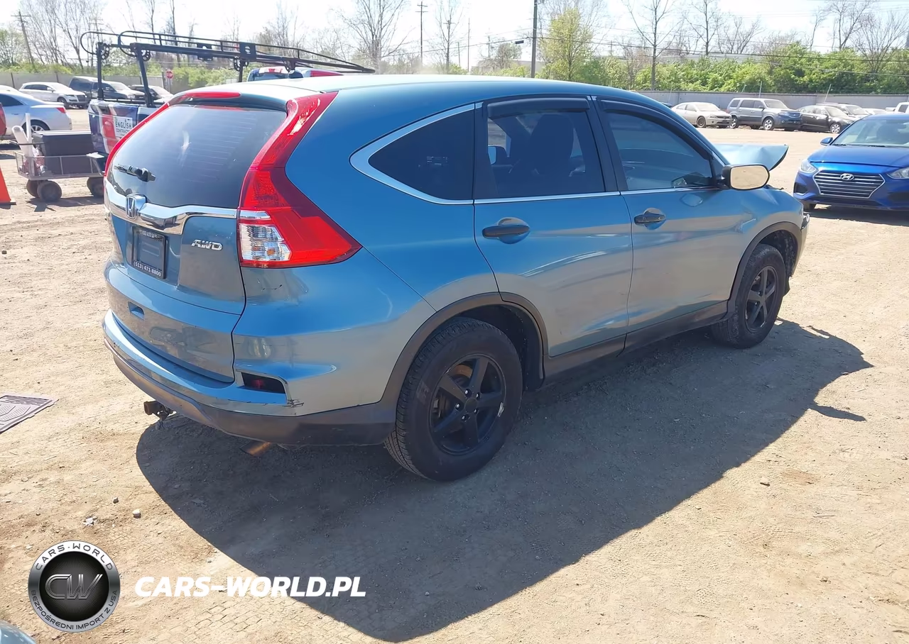 2015 Honda Cr-V Lx VIN:5J6RM4H3XFL022459 - 4