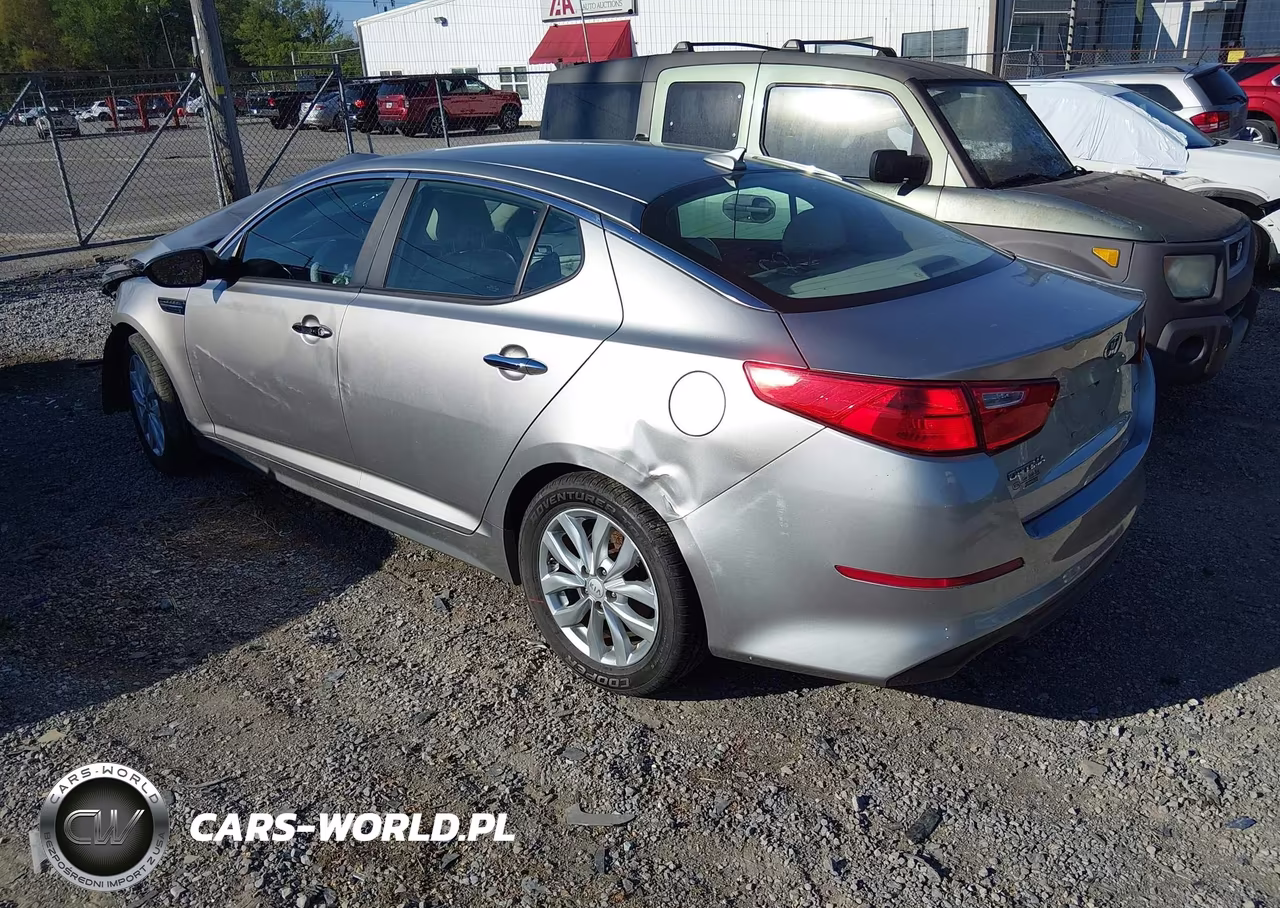 2015 Kia Optima Lx VIN:5XXGM4A75FG400763 - 3