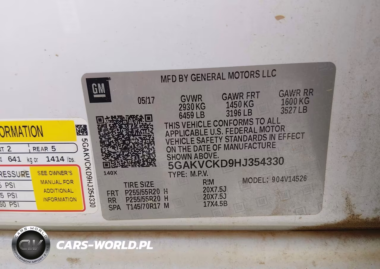 2017 Buick Enclave Premium VIN:5GAKVCKD9HJ354330 - 9
