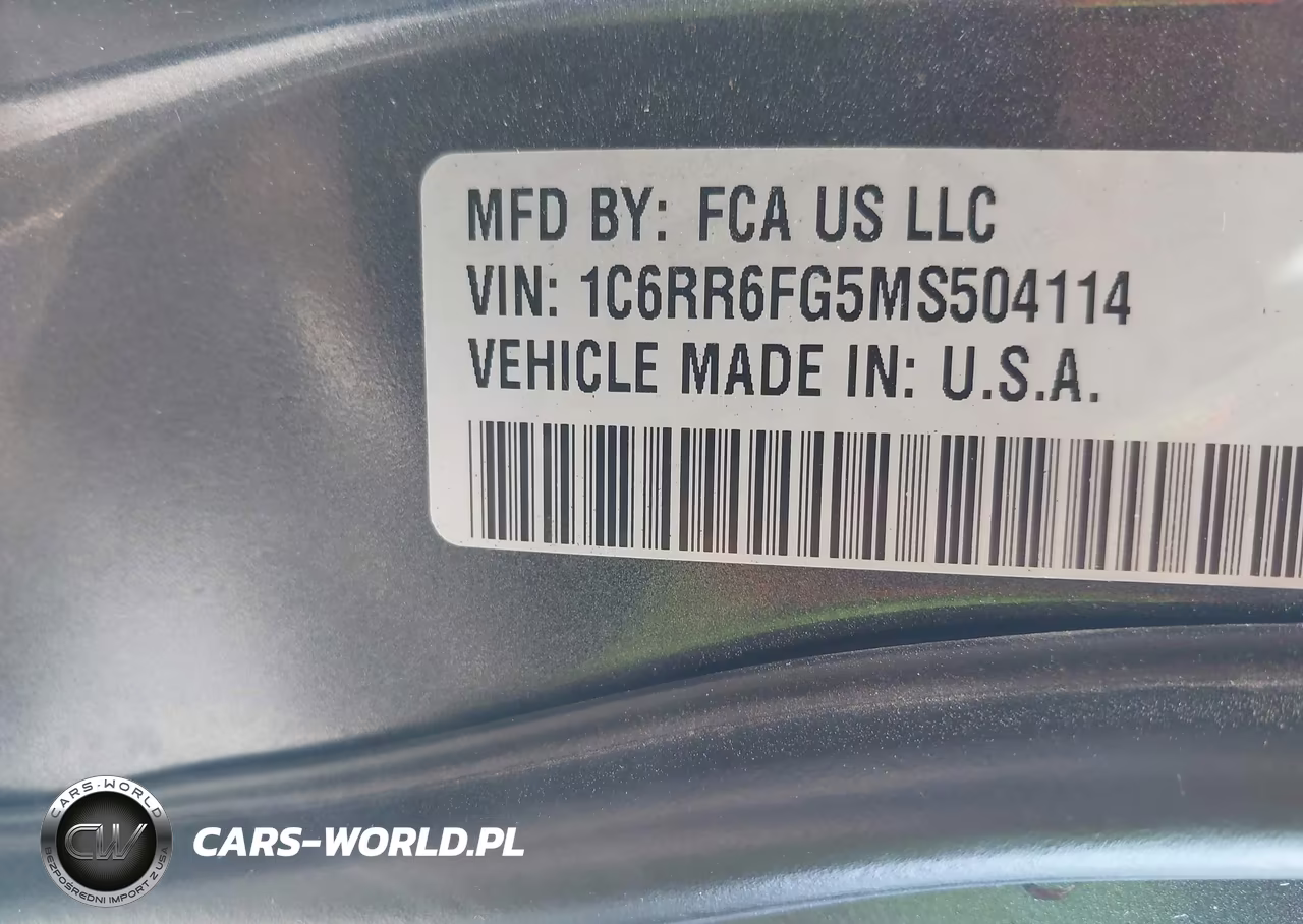 2021 Ram 1500 Classic VIN:1C6RR6FG5MS504114 - 9