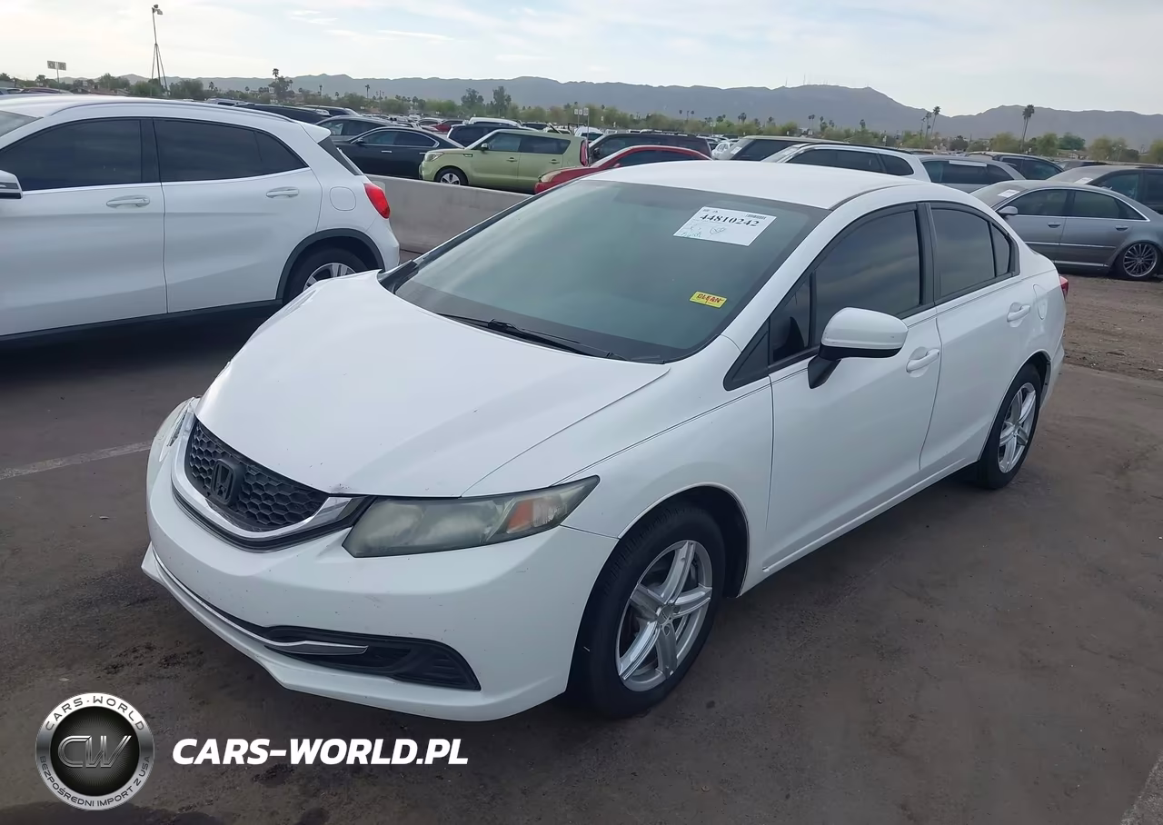 2014 Honda Civic Lx VIN:19XFB2F51EE015186 - 2