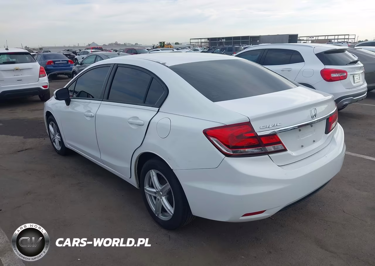 2014 Honda Civic Lx VIN:19XFB2F51EE015186 - 3