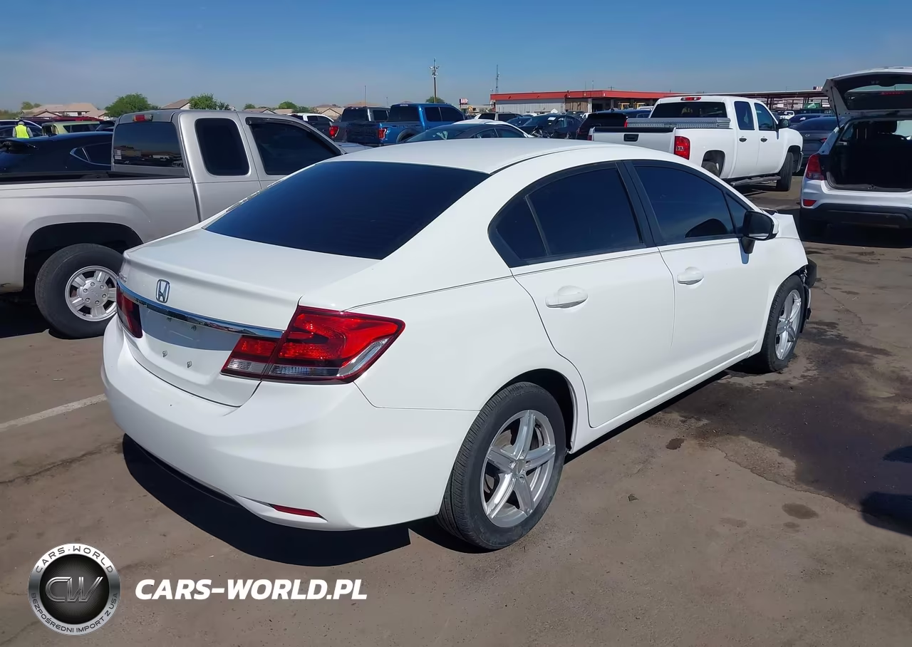 2014 Honda Civic Lx VIN:19XFB2F51EE015186 - 4
