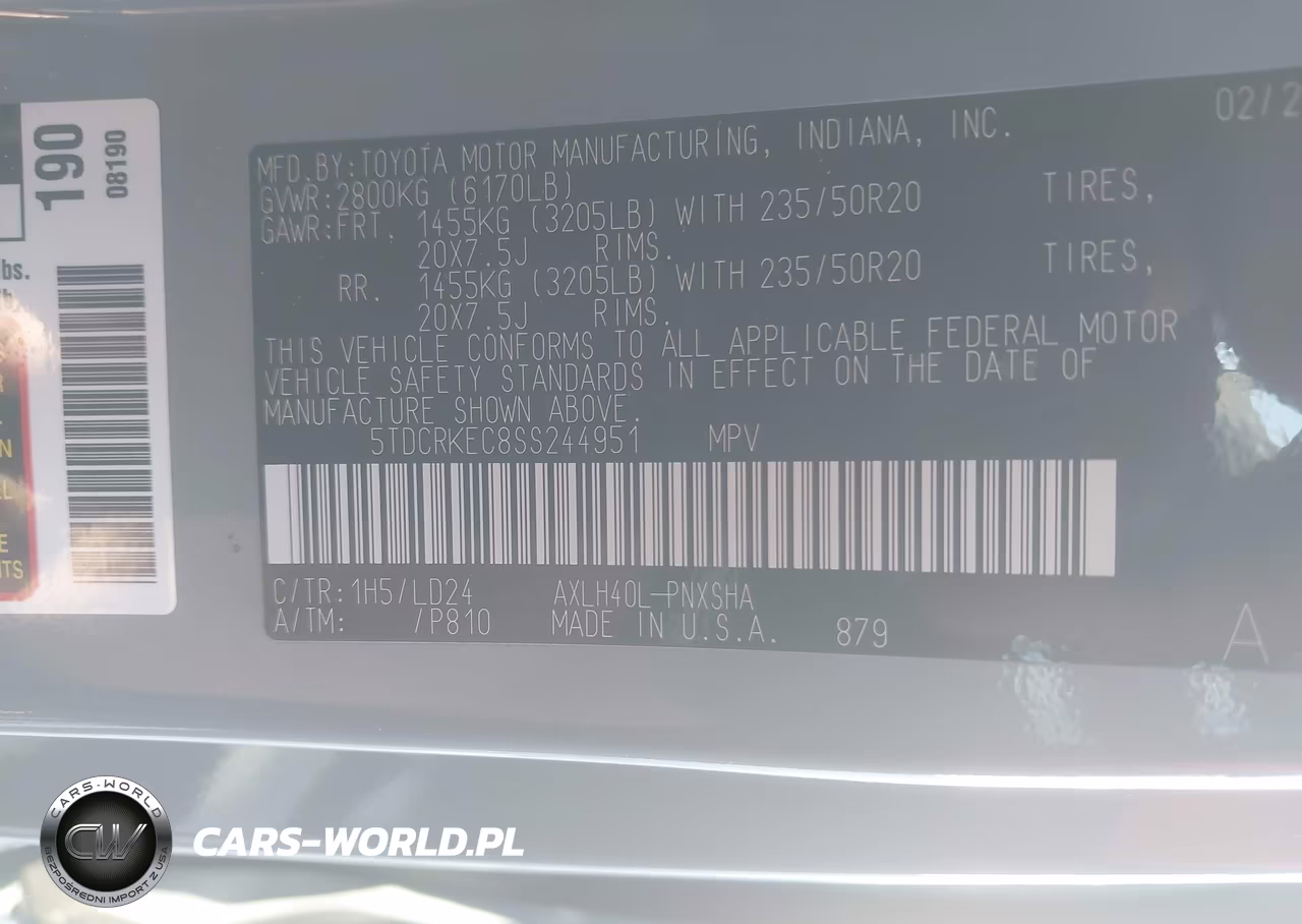 2025 Toyota Sienna Xse VIN:5TDCRKEC8SS244951 - 9