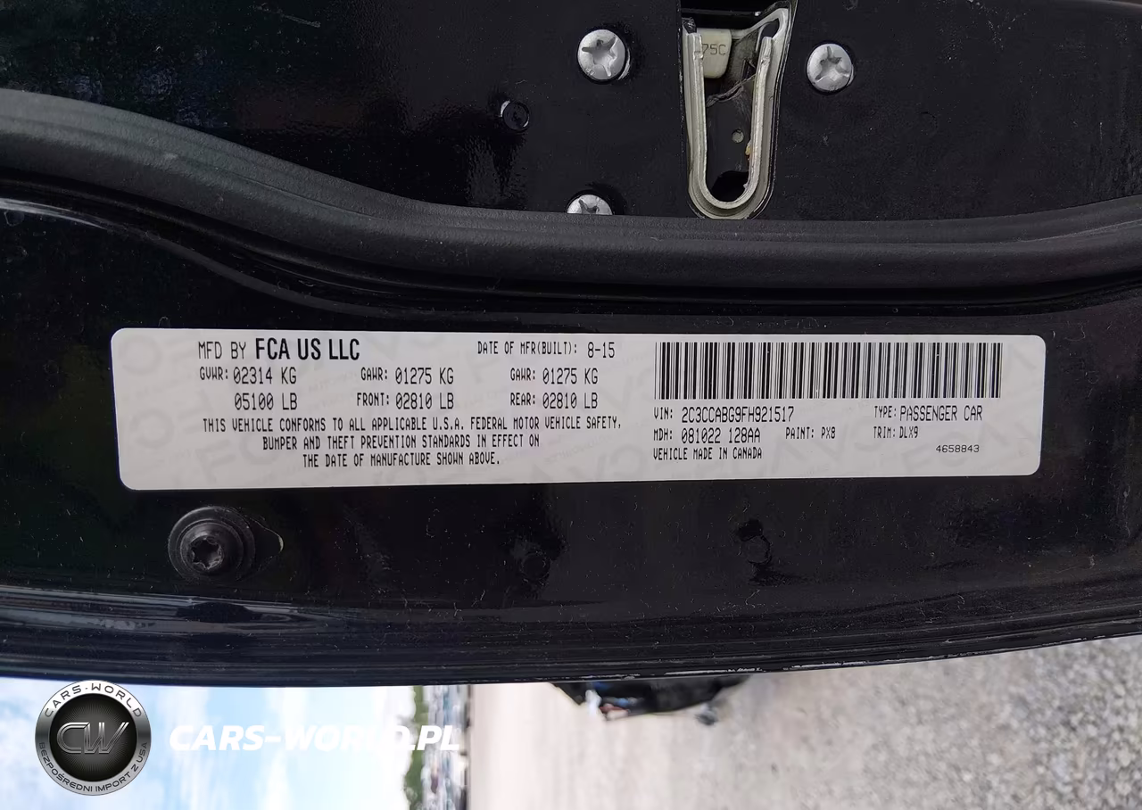 2015 Chrysler 300 300S VIN:2C3CCABG9FH921517 - 9