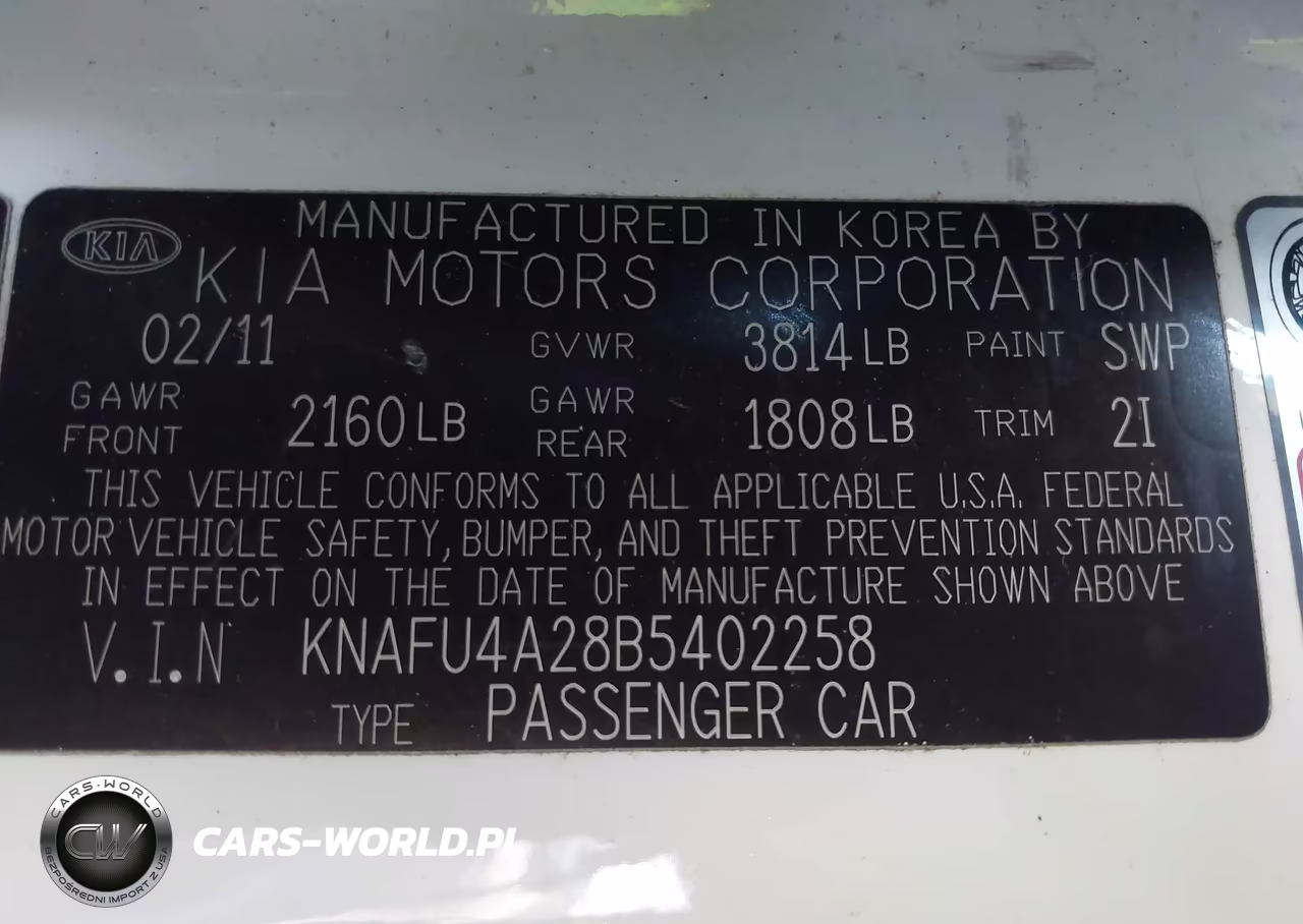 2011 Kia Forte Ex VIN:KNAFU4A28B5402258 - 9