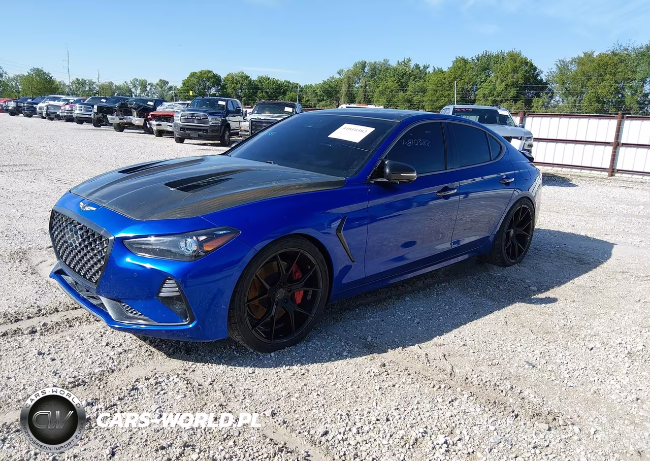 2019 Genesis G70 VIN:KMTG34LE2KU017724 - 2