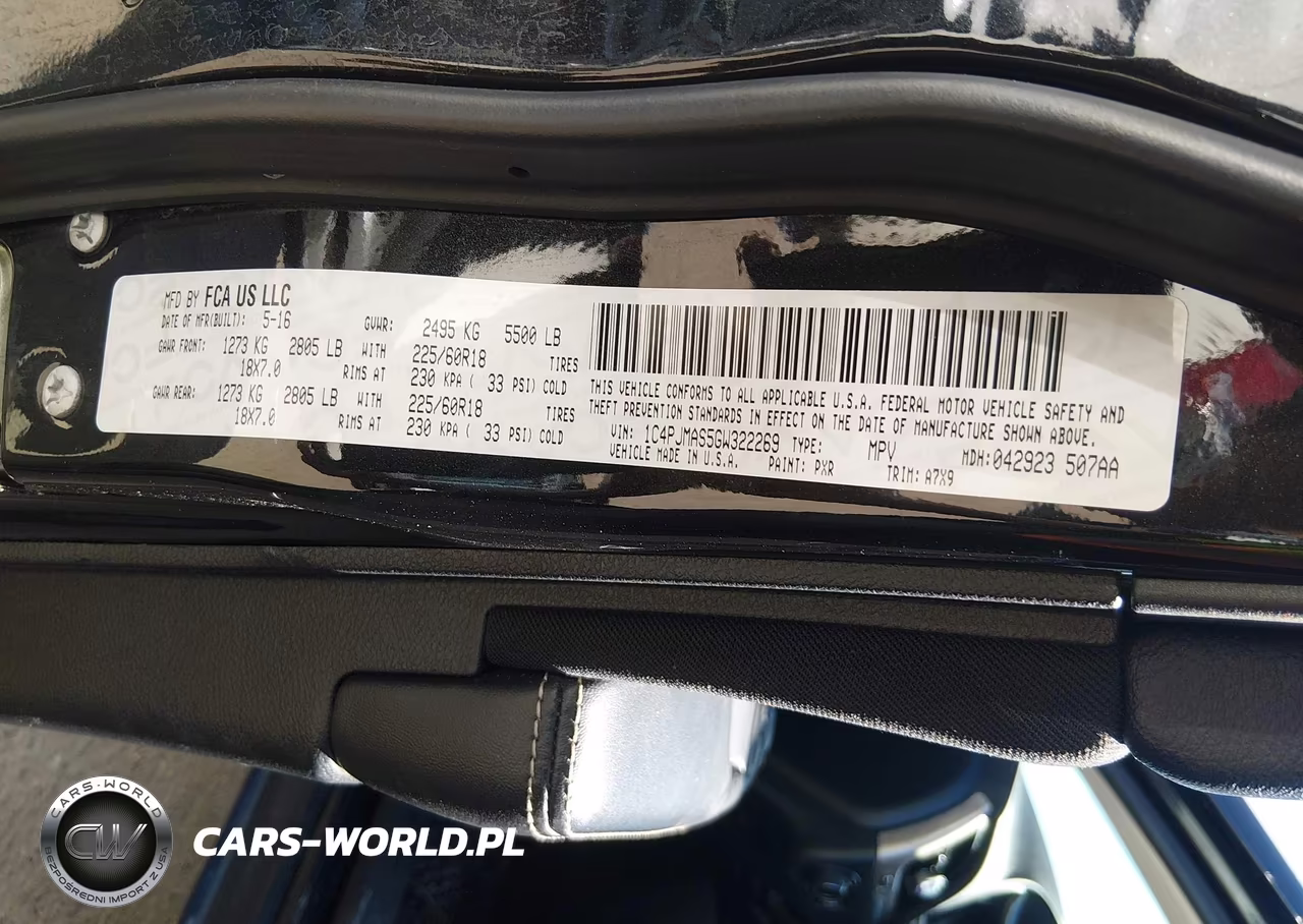 2016 Jeep Cherokee Altitude VIN:1C4PJMAS5GW322269 - 9