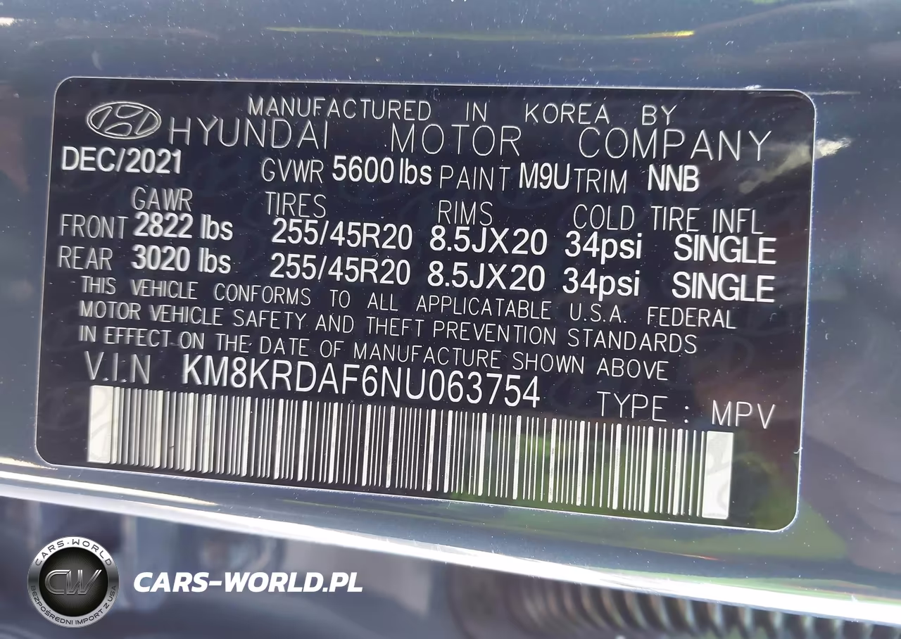 2022 Hyundai Ioniq 5 Limited VIN:KM8KRDAF6NU063754 - 9