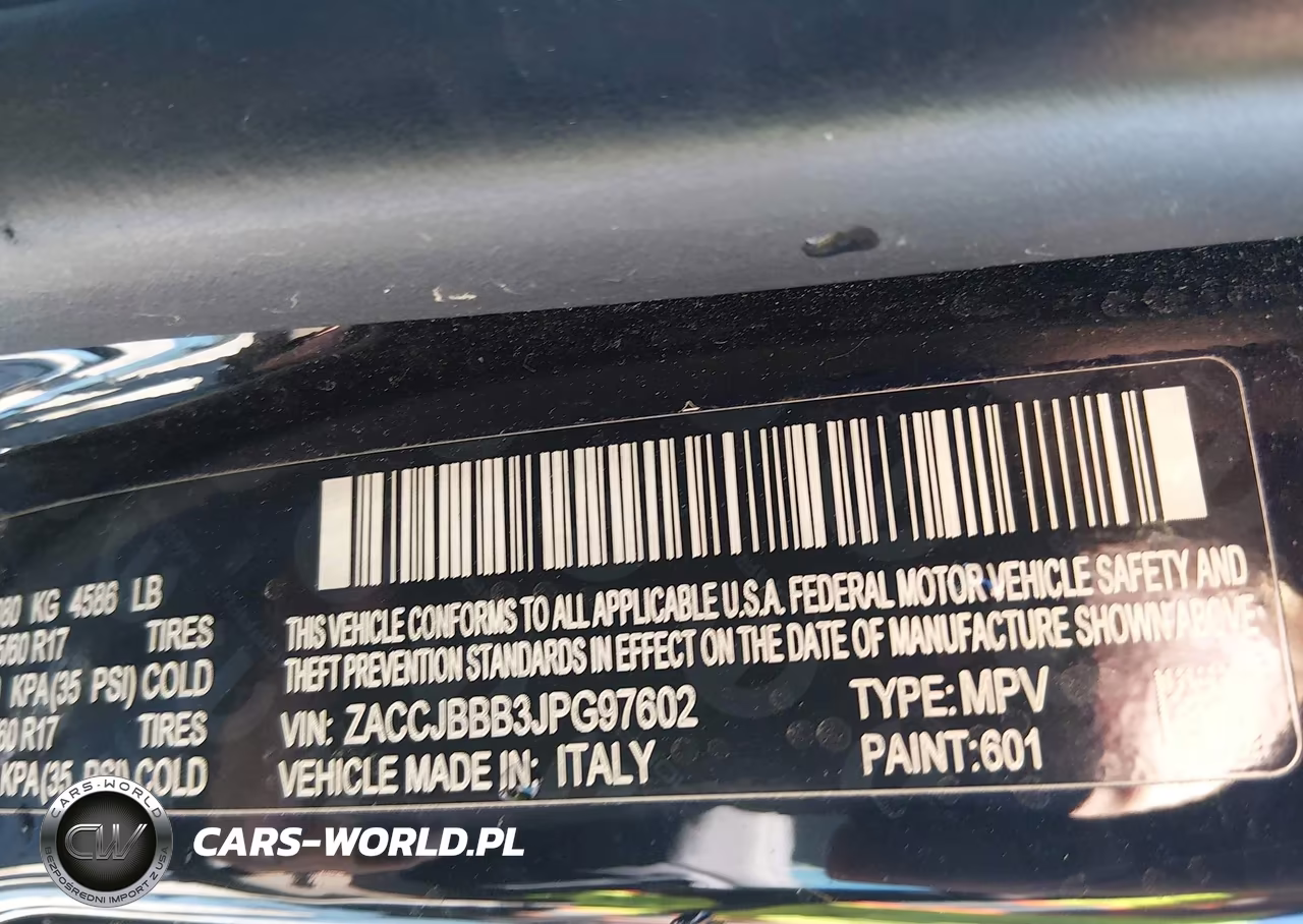 2018 Jeep Renegade Latitude 4X4 VIN:ZACCJBBB3JPG97602 - 9
