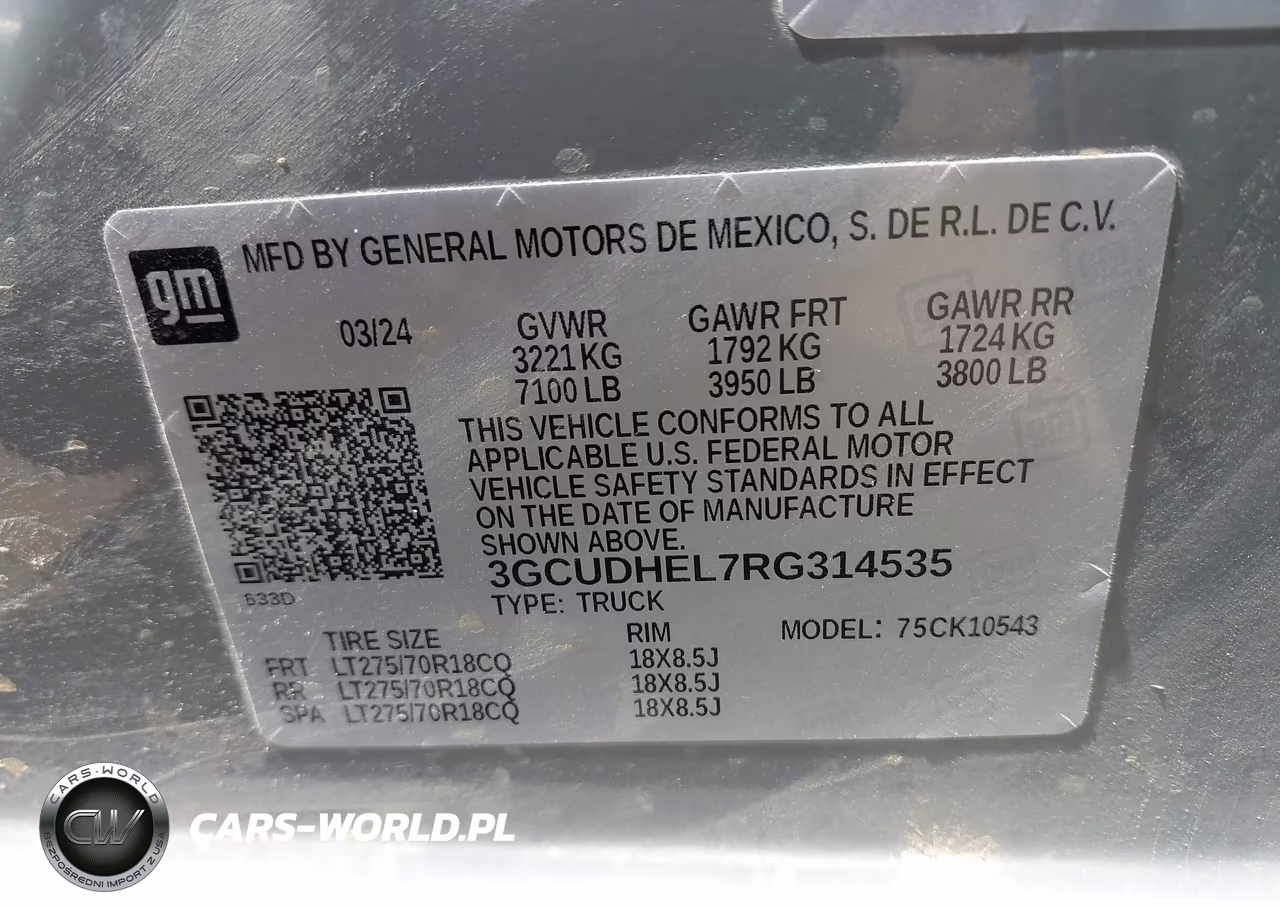 2024 Chevrolet Silverado 1500 4Wd Short Bed Zr2 VIN:3GCUDHEL7RG314535 - 9