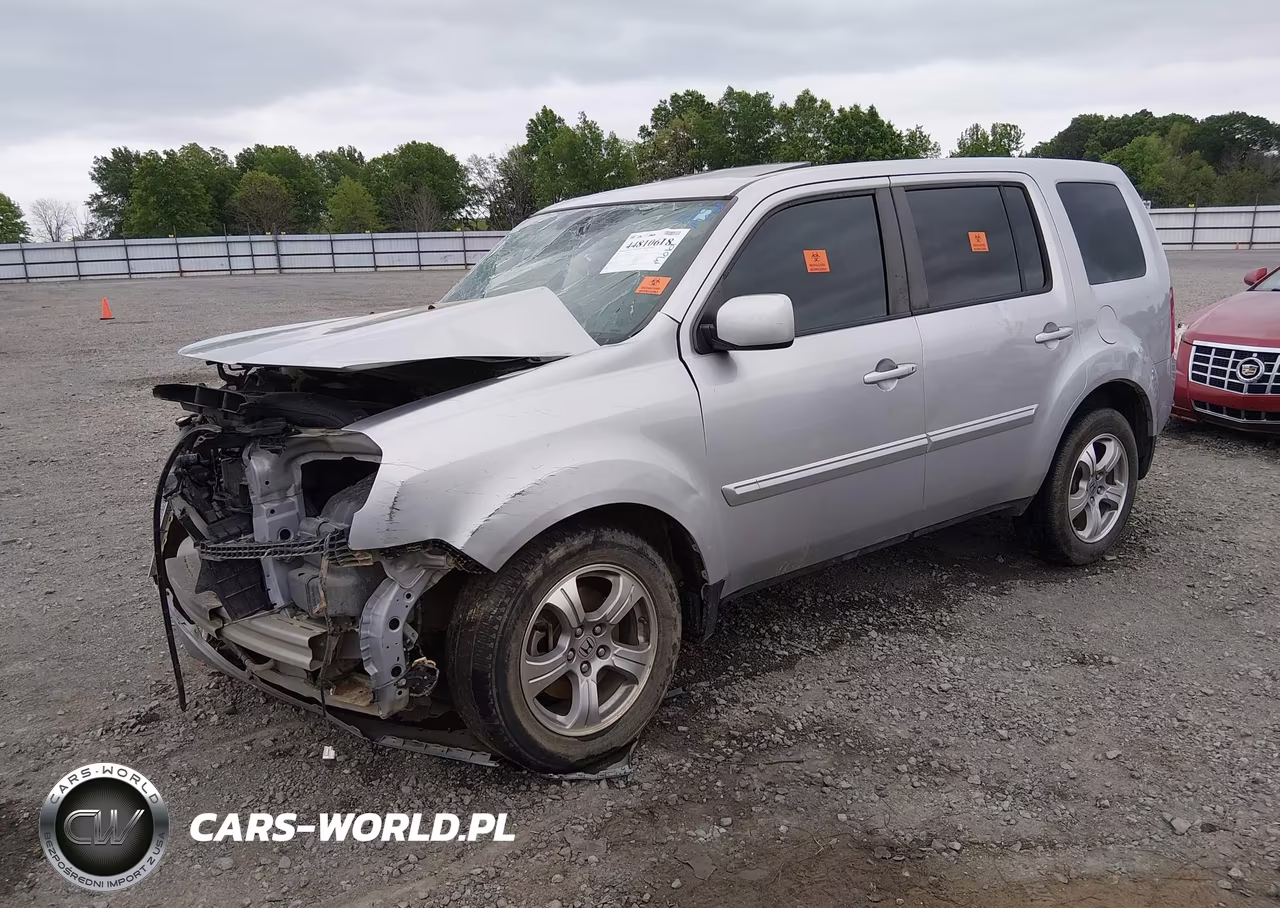 2013 Honda Pilot Ex-L VIN:5FNYF3H51DB025595 - 2